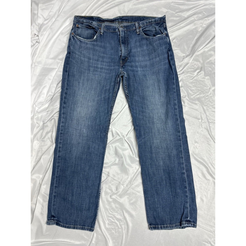 Levi's 514 Straight Blue Jeans Medium Wash Minimalist Workwear Men's Size 38/32